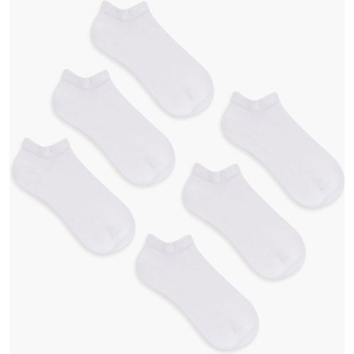Calzini sportivi - set di 6, Bianco - boohoo - Modalova