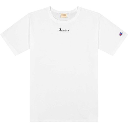 Back Print Logo T-Shirt - Champion Reverse Weave - Modalova