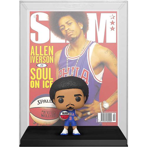 Pop! Nba Philadelphia 76Ers Slam Cover Allen Iverson - Funko - Modalova
