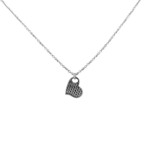 Collana in oro bianco con pendente - ROBERTO DEMEGLIO - Modalova