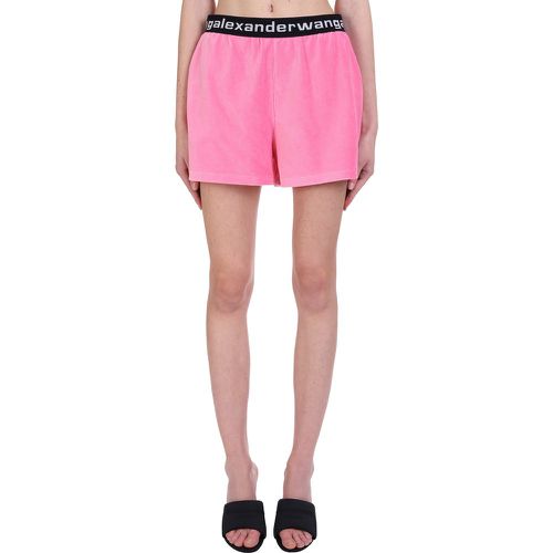 Shorts in Cotone Rosa - alexander wang - Modalova