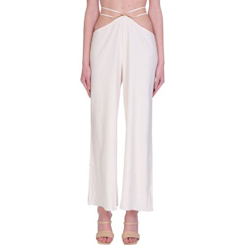 Pantalone Tessa in lino Bianco - Cult Gaia - Modalova