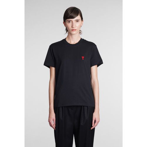 T-Shirt in Cotone Nero - Ami Paris - Modalova