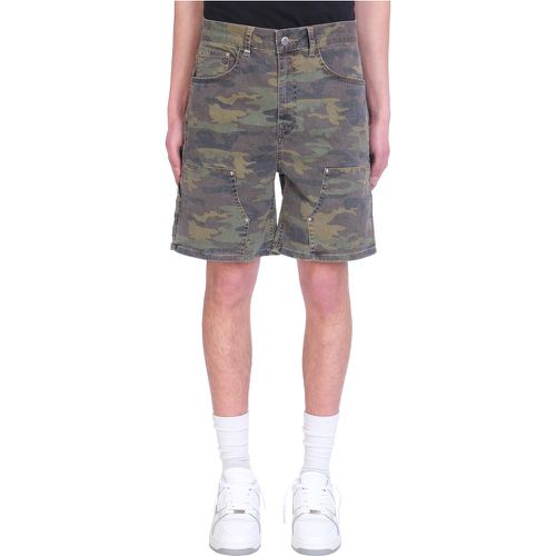 Shorts in Cotone Camouflage - Flaneur Homme - Modalova