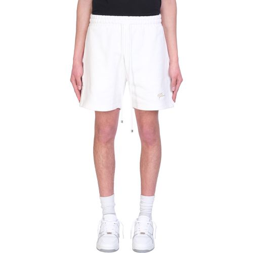 Shorts in Cotone Bianco - Flaneur Homme - Modalova