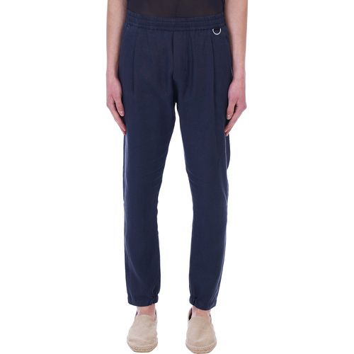 Pantalone in lino Blu - Low Brand - Modalova