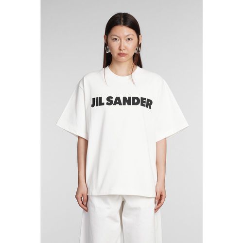 T-Shirt in Cotone Bianco - Jil Sander - Modalova