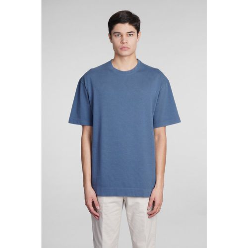 T-Shirt Nevis in Cotone Blu - Massimo Alba - Modalova