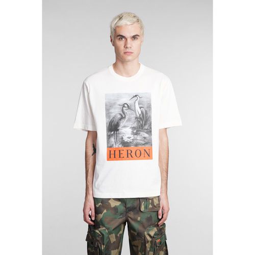 T-Shirt in Cotone Bianco - Heron Preston - Modalova