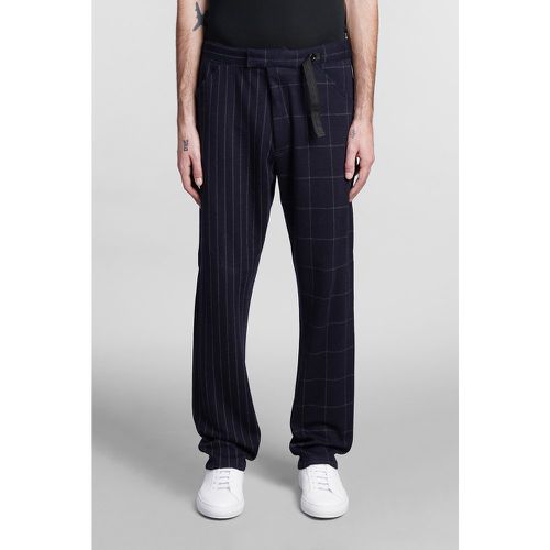 Pantalone in Lana Blu - 4sdesigns - Modalova