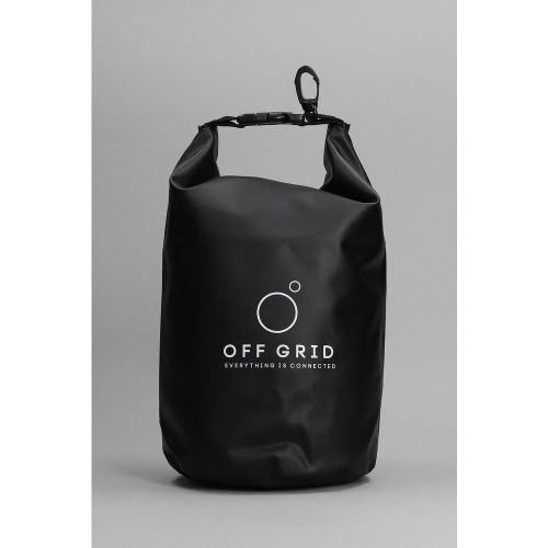 Borsa a mano Dry in Tarpaulin Nero - Off grid everything is connected - Modalova