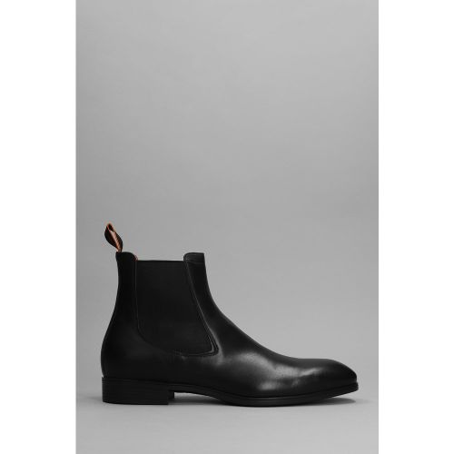 Tronchetti Detoxify in Pelle Nera - Santoni - Modalova