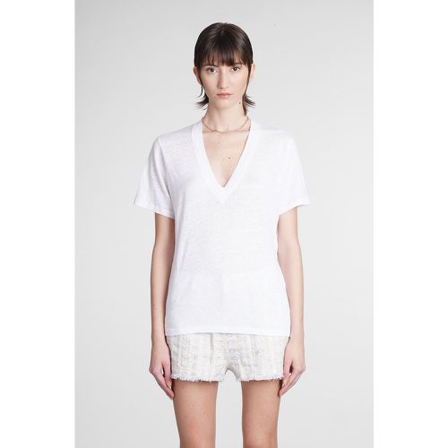 T-Shirt Jeyla in lino Bianco - Iro - Modalova