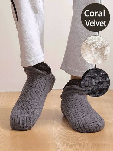 Di lana Intrecciare Disegno Corallo vello Calzini Pavimento Calzini Autunno Inverno Caldo Accessori - JustFashionNow - Modalova