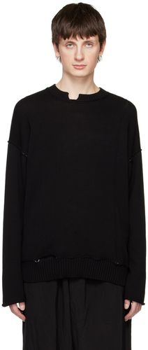 Black Cutout Sweater - Isabel Benenato - Modalova