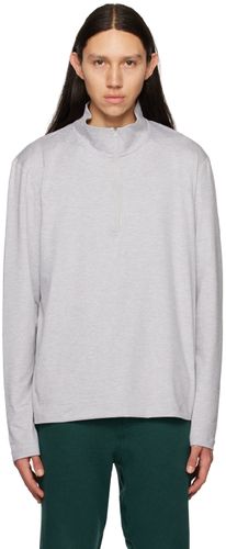 Gray Conquer Zip Reform Sweatshirt - Alo - Modalova