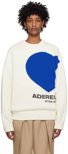 ADER error White Twin Heart Sweater - ADER error - Modalova