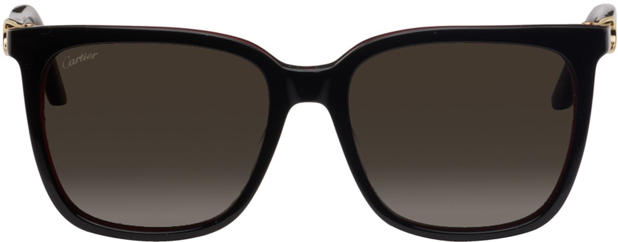 Cartier Black Square Sunglasses - Cartier - Modalova