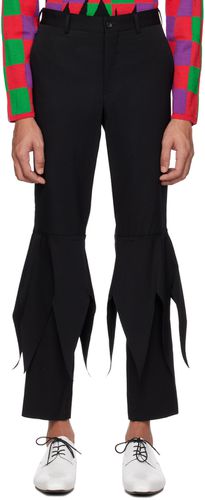 Black Serrated Trousers - Comme des Garçons Homme Plus - Modalova