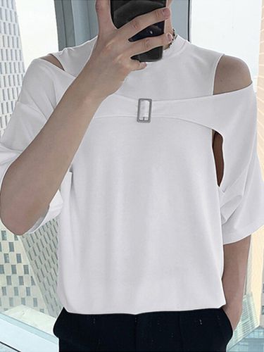 T-shirt da uomo per il tempo libero con spalle scoperte - INCERUN - Modalova