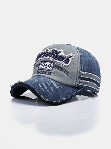 Unisex tinta unita leggera Piatto berretto da baseball lavabile vecchio berretto cappello da sole in cotone traspirante - Newchic - Modalova