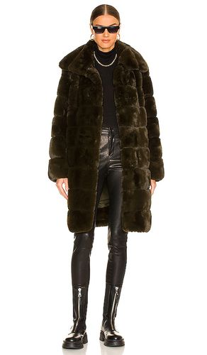 Faux Fur Long Coat in . Size M, L - Adrienne Landau - Modalova