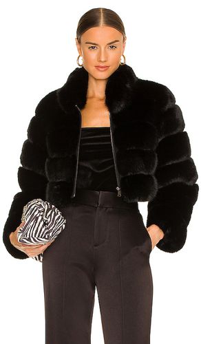 Faux Fox Fur Jacket in . Size M, S - Adrienne Landau - Modalova