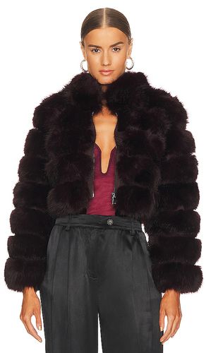 X REVOLVE Faux Fox Fur Jacket in . Size M - Adrienne Landau - Modalova
