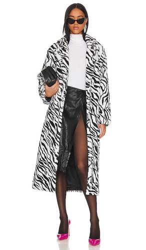 Faux Fur Long Coat in ,. Size M, L - Adrienne Landau - Modalova