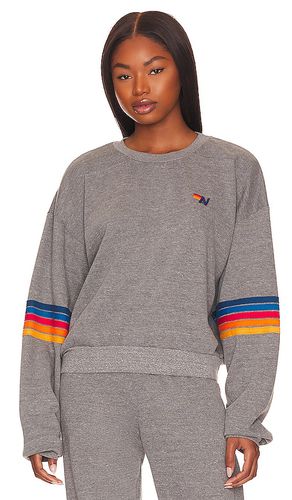 Rainbow Stitch Sweatshirt in . Size XS - Aviator Nation - Modalova