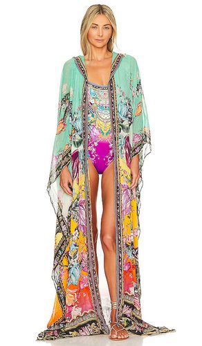 Camilla Oversized Kimono in Teal - Camilla - Modalova